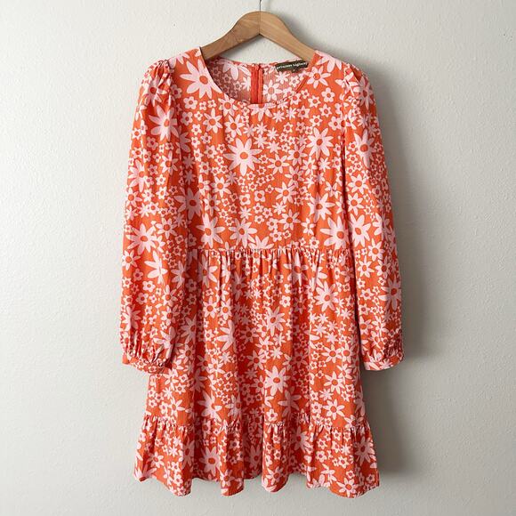 Princess Highway Babette Mini Dress Organic Cotton Long sleeve women’s size 12 - Picture 2 of 13